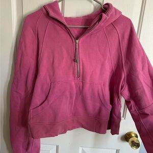 Lululemon half zipped cropped scuba